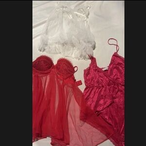 Victoria’s Secret I Do & Misc Brand Lingerie XS Lot Push Up Unpadded Baby Doll